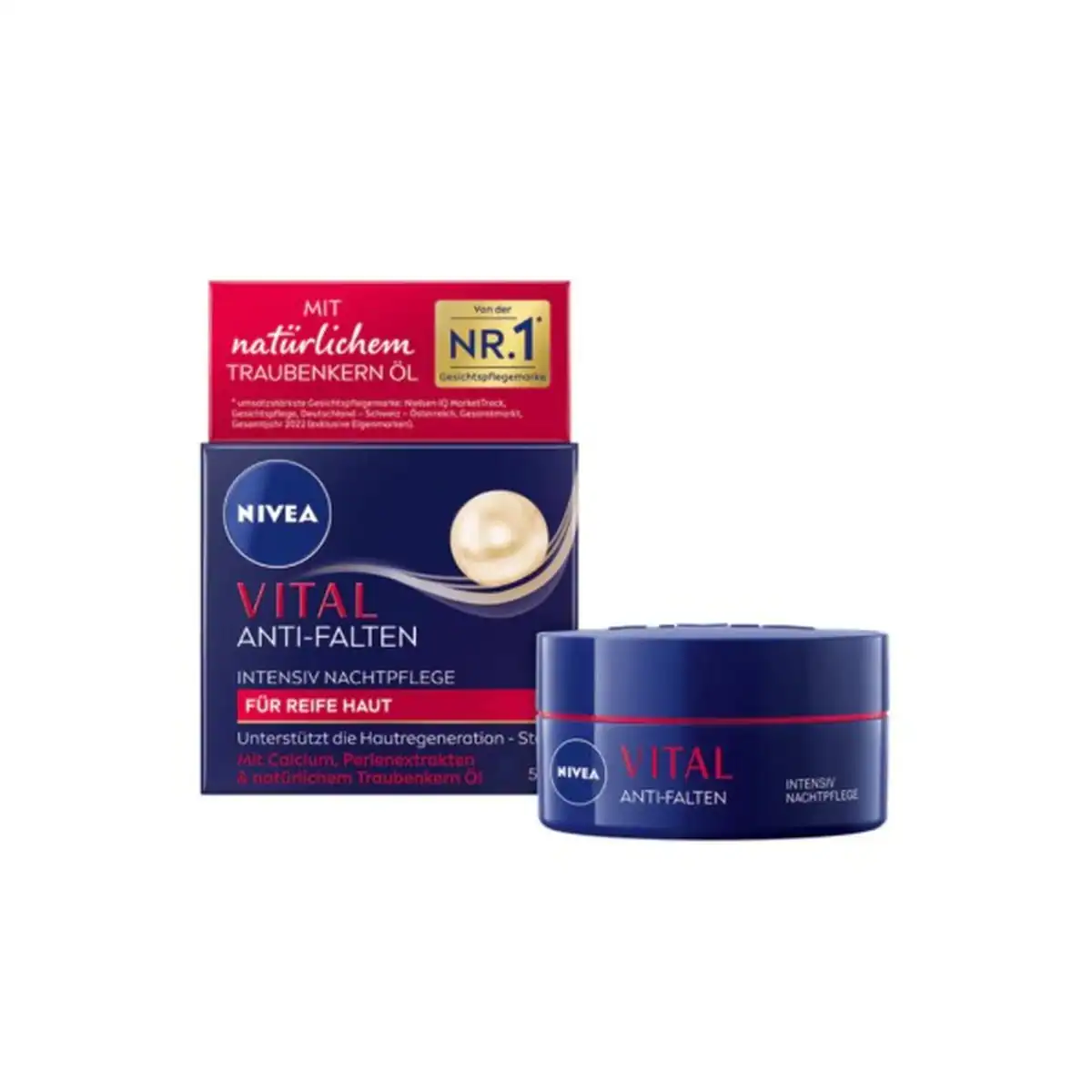 NIVEA VITAL KREM NA NOC 50ML - PRZECIWMARUSZCZKOWY REGENERUJĄCY