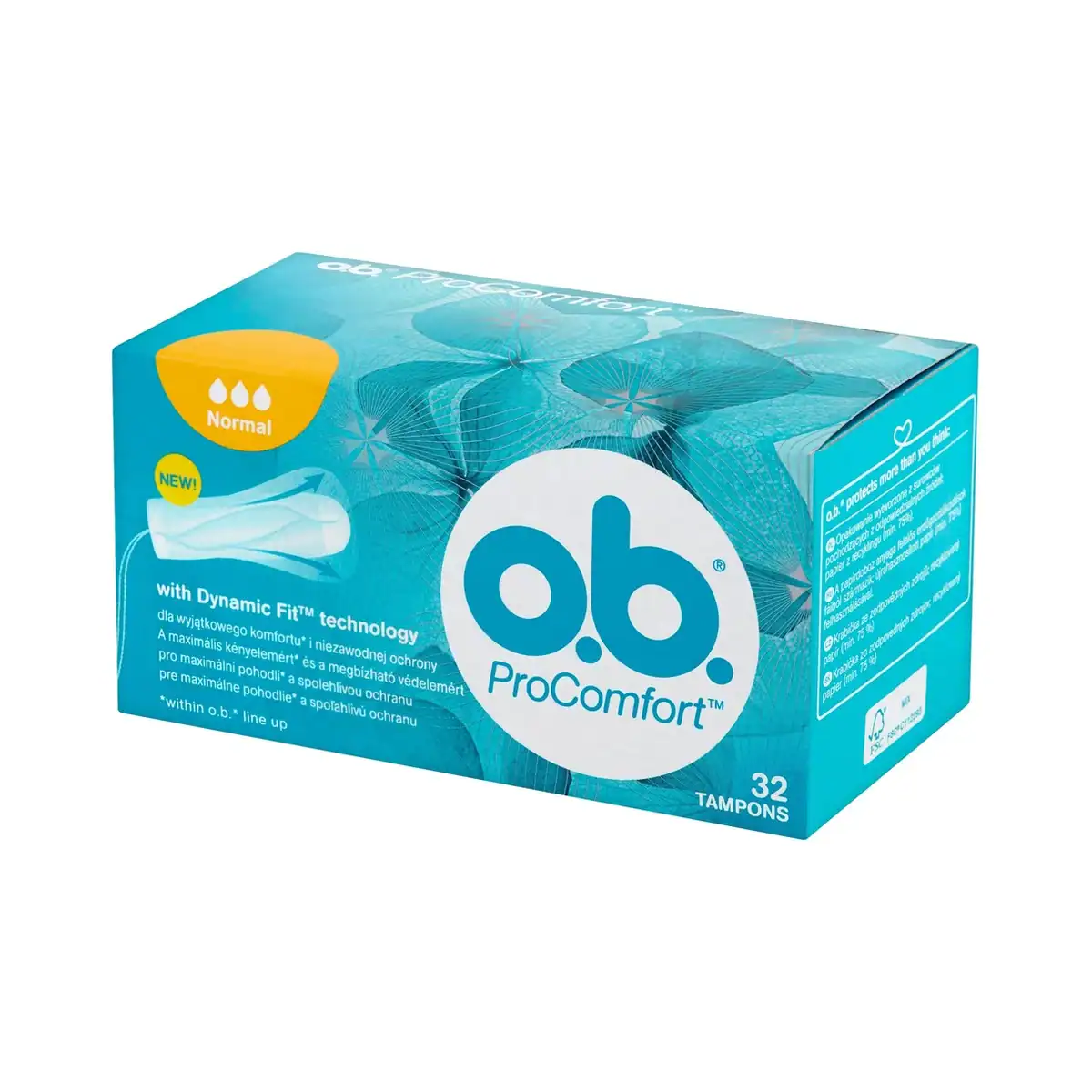 O.B. Tampony ProComfort Normal - 32 sztuki